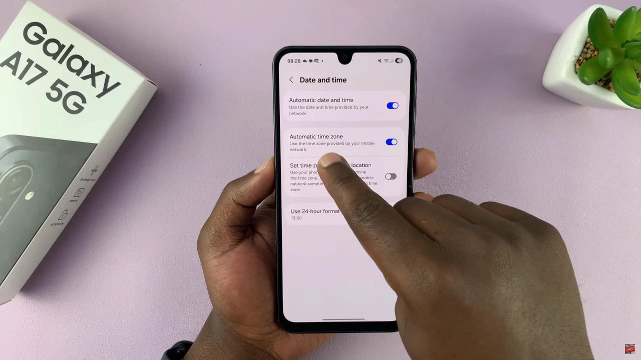 How To Change Time Zone Manually On Samsung Galaxy A17 5G