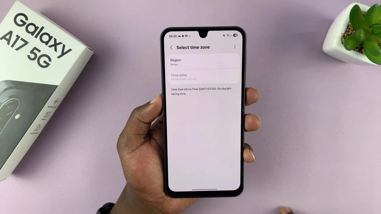 How To Change Time Zone Manually On Samsung Galaxy A17 5G