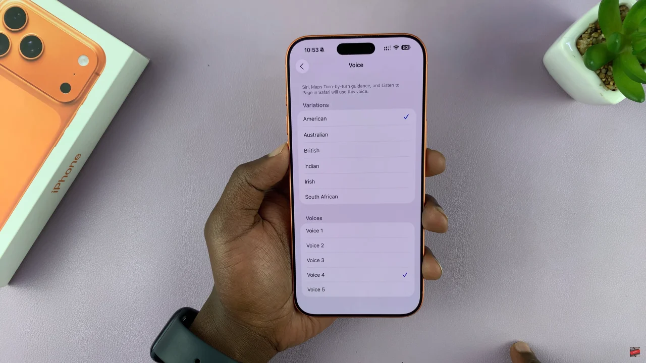 How To Change Siri's Voice On iPhone 17