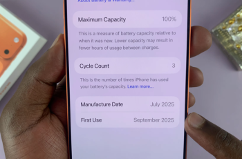 How To Check If iPhone17 Pro Battery Is New / Replaced How To Check If iPhone17 Pro Battery Is New / Replaced