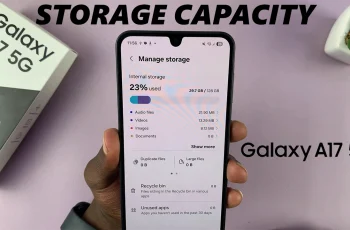 How To Check Storage Capacity On Samsung Galaxy A17 5G How To Check Storage Capacity On Samsung Galaxy A17 5G