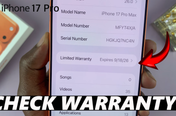 How To Check Warranty Expiration On iPhone 17 or 17 Pro
