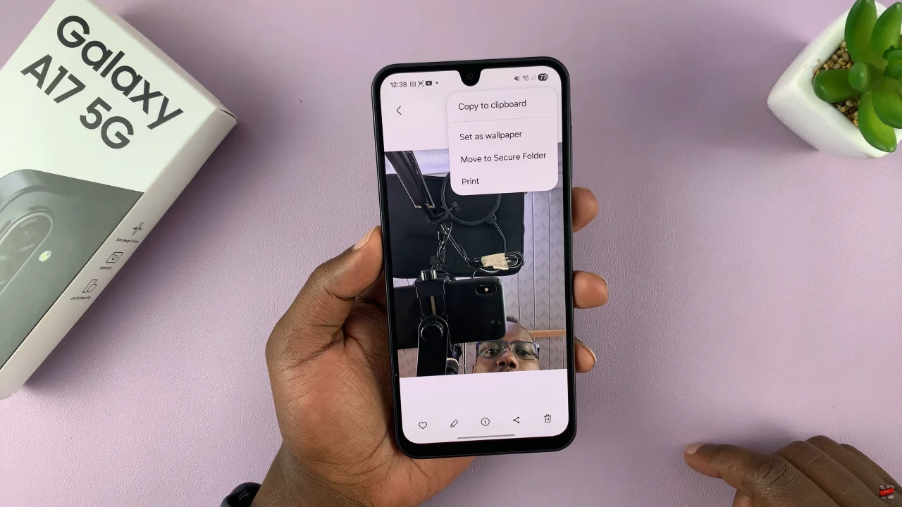 How To Convert Photo To PDF Document On Samsung Galaxy A17 5G
