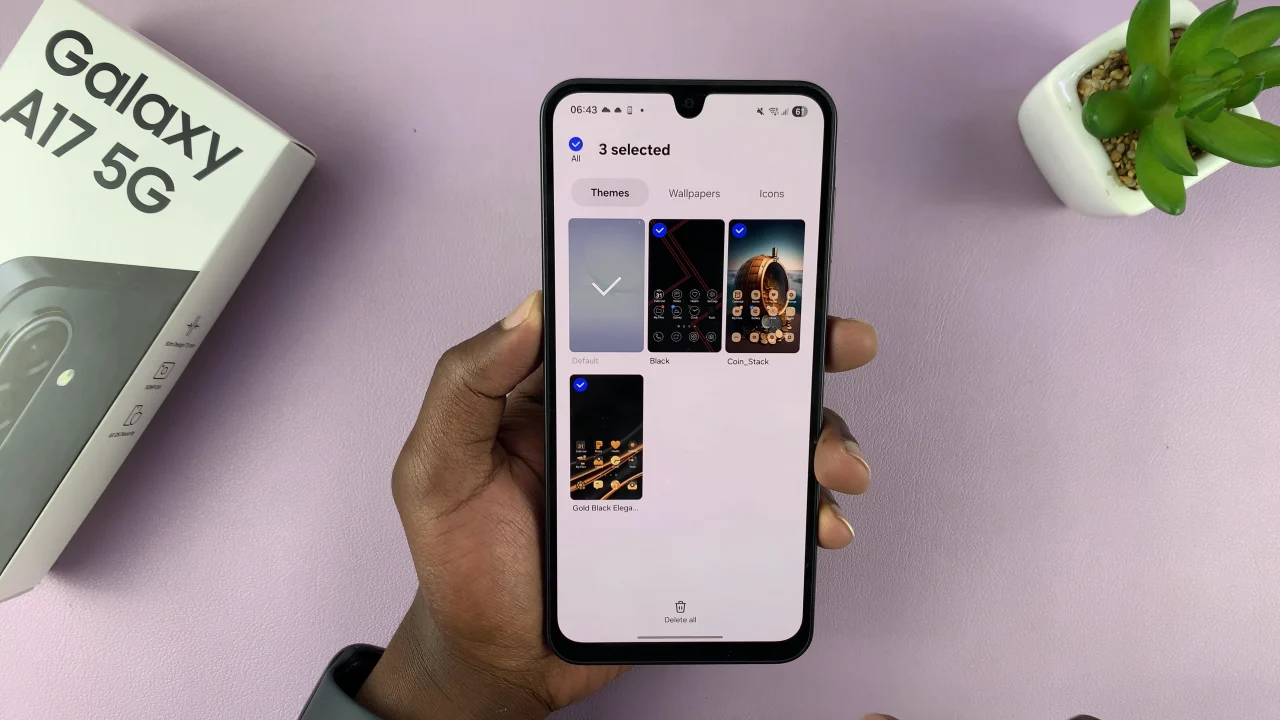 How To Delete Downloaded Themes On Samsung Galaxy A17 5G