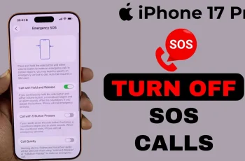 How To Disable Emergency SOS Button Combo On iPhone 17 / 17 Pro How To Disable Emergency SOS Button Combo On iPhone 17 / 17 Pro