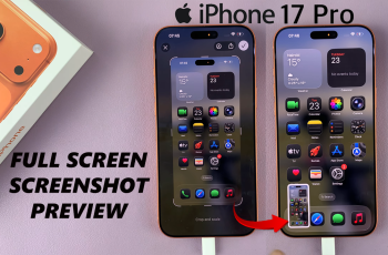 How To Disable Full Screen Preview Screenshots On iPhone 17 & 17 Pro How To Disable Full Screen Preview Screenshots On iPhone 17 & 17 Pro