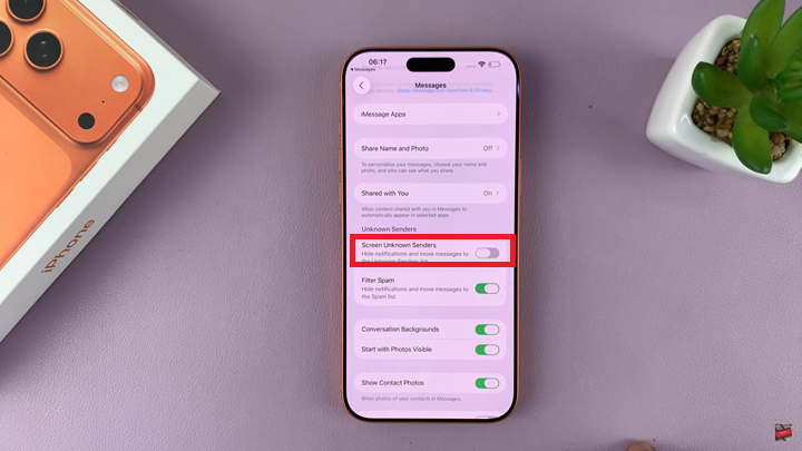 How To Disable 'Screen Unknown Senders' In Messages On iPhone 17 & 17 Pro