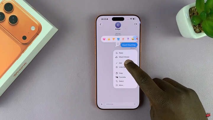How To Edit Sent Message On iPhone 17 & 17 Pro