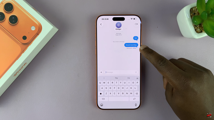 How To Edit Sent Message On iPhone 17 & 17 Pro