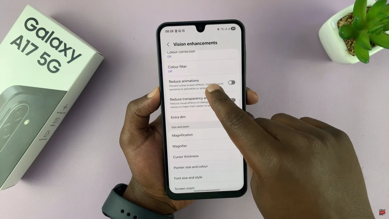 How To Enable Animations On Samsung Galaxy A17 5G
