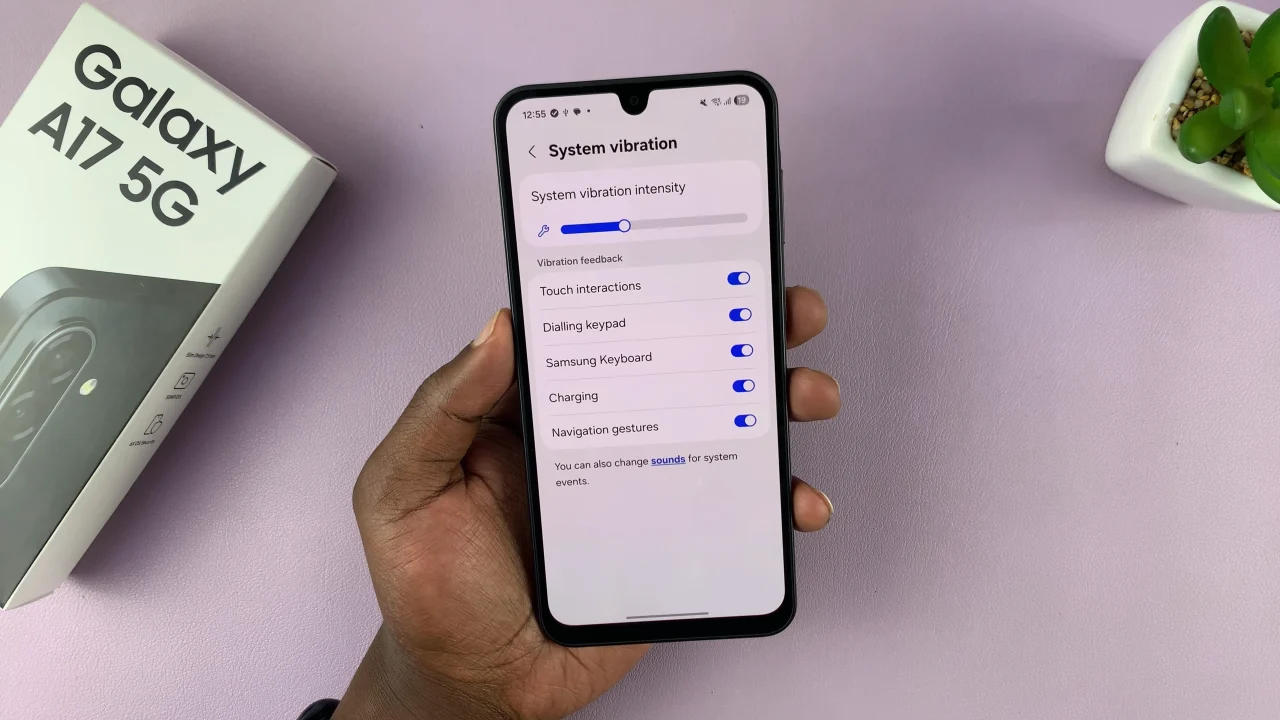 How To Enable Keyboard Vibrations On Samsung Galaxy A17 5G