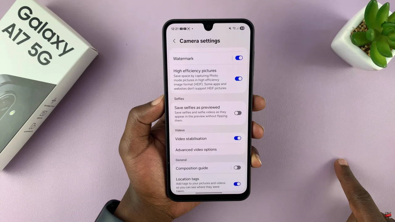 How To Disable Mirrored Selfies On Samsung Galaxy A17 5G