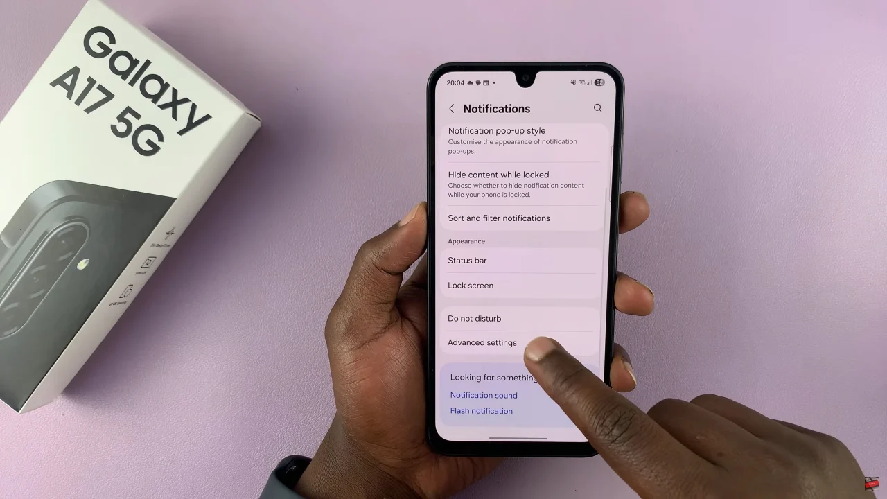 How To Enable Notification Pop Ups On Samsung Galaxy A17 5G