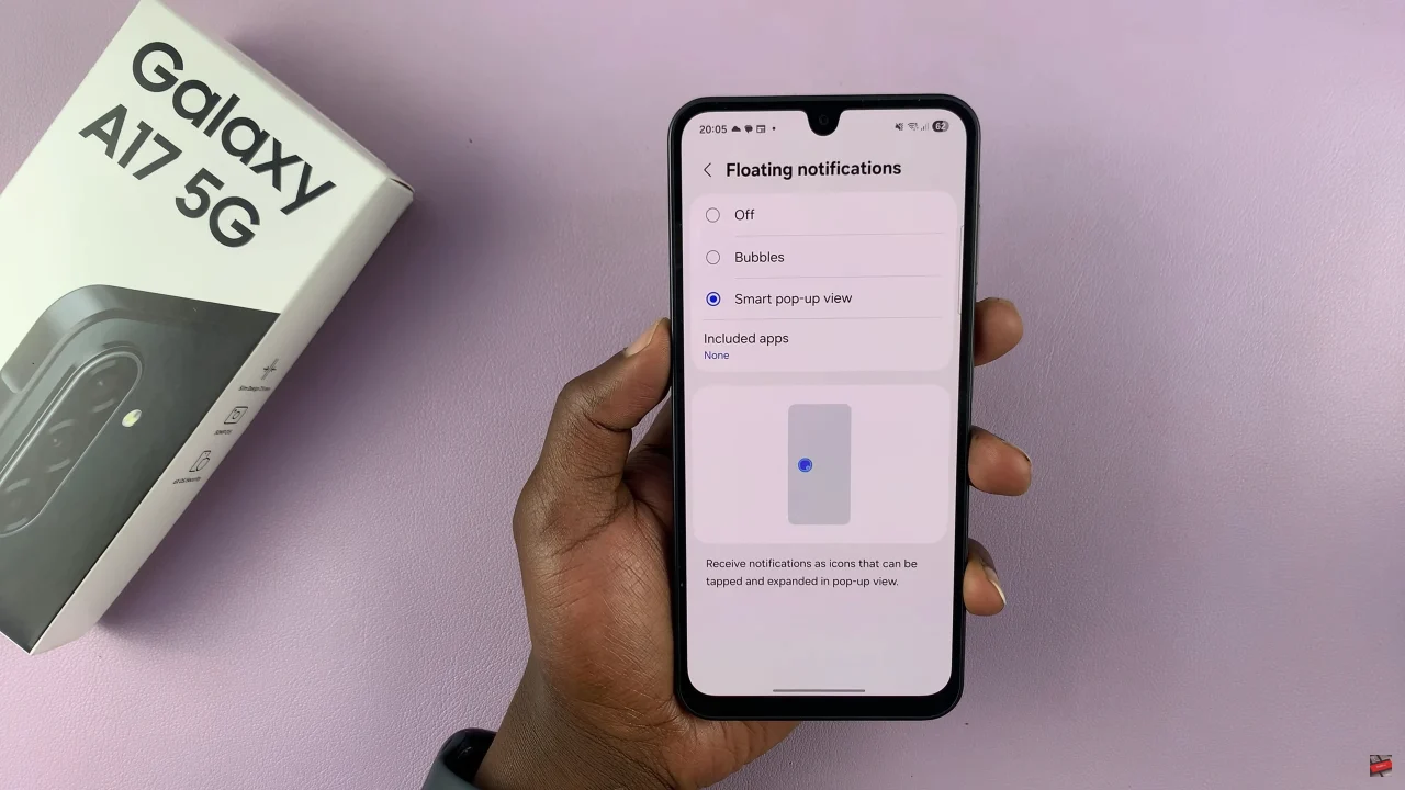 How To Enable Notification Pop Ups On Samsung Galaxy A17 5G