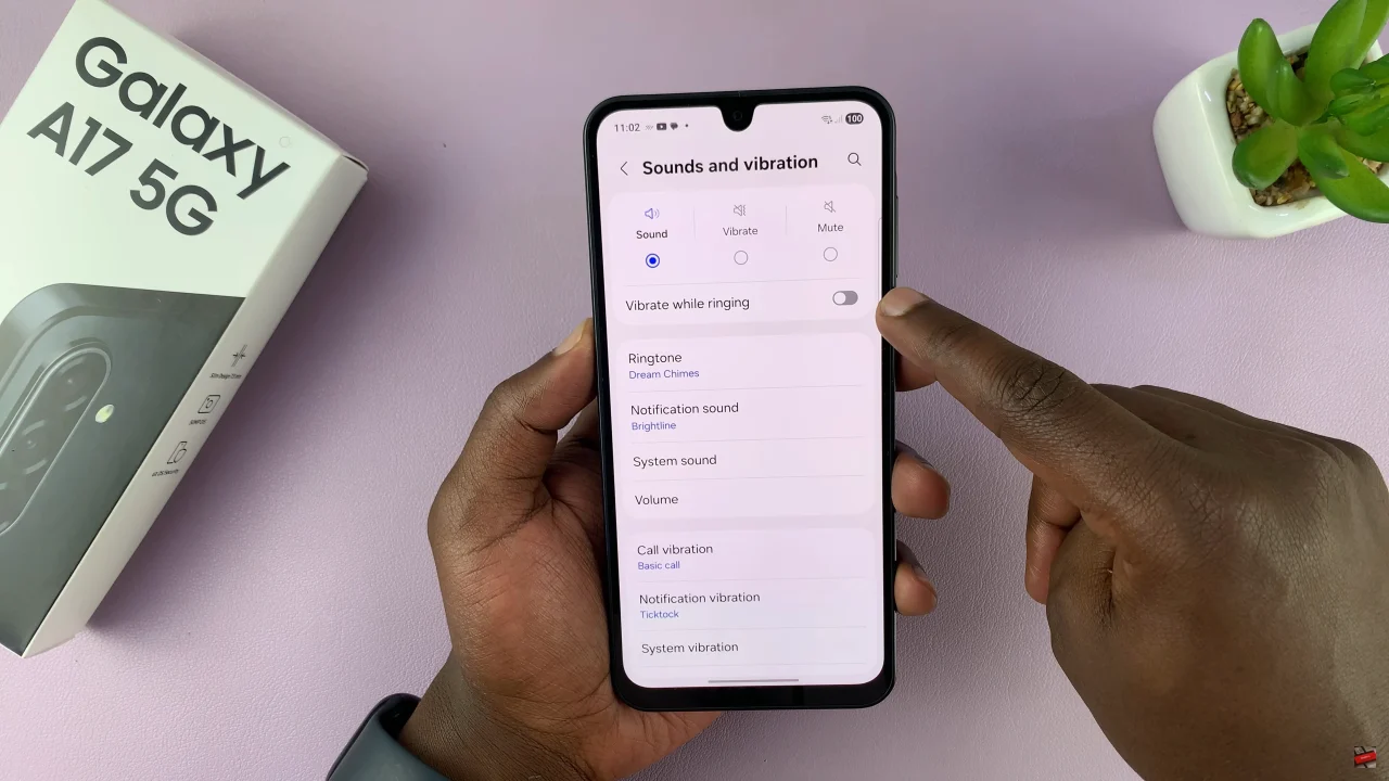 How To Enable Vibrate While Ringing On Samsung Galaxy A17 5G