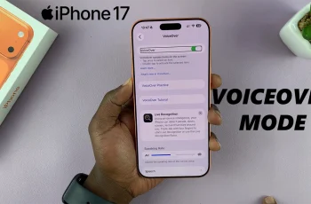 How To Enable & Disable VoiceOver Mode On iPhone 17 & 17 Pro