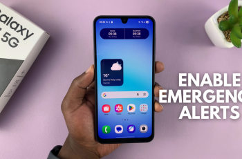 How To Enable Emergency Alerts On Samsung Galaxy A17 5G