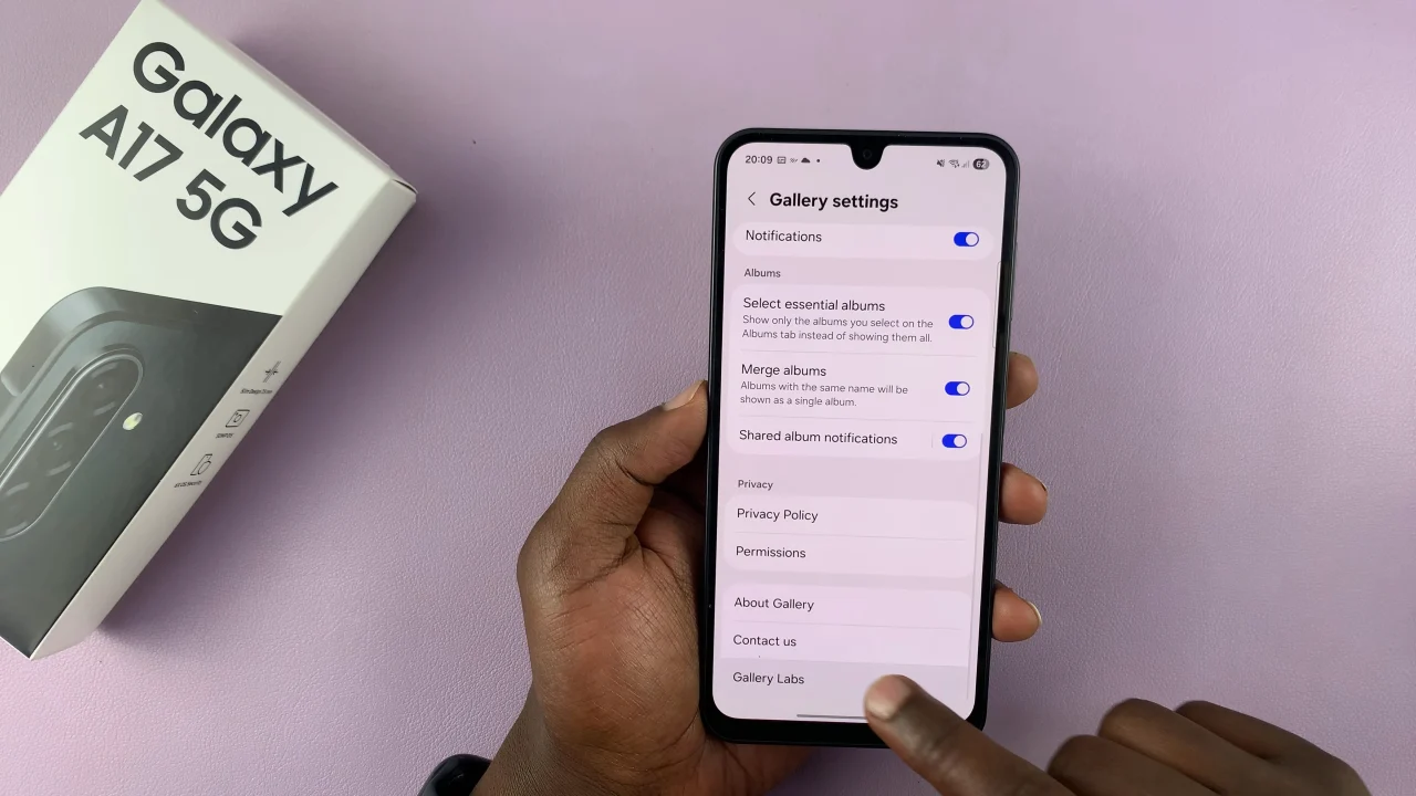 How To Enable Gallery Labs On Samsung Galaxy A17 5G