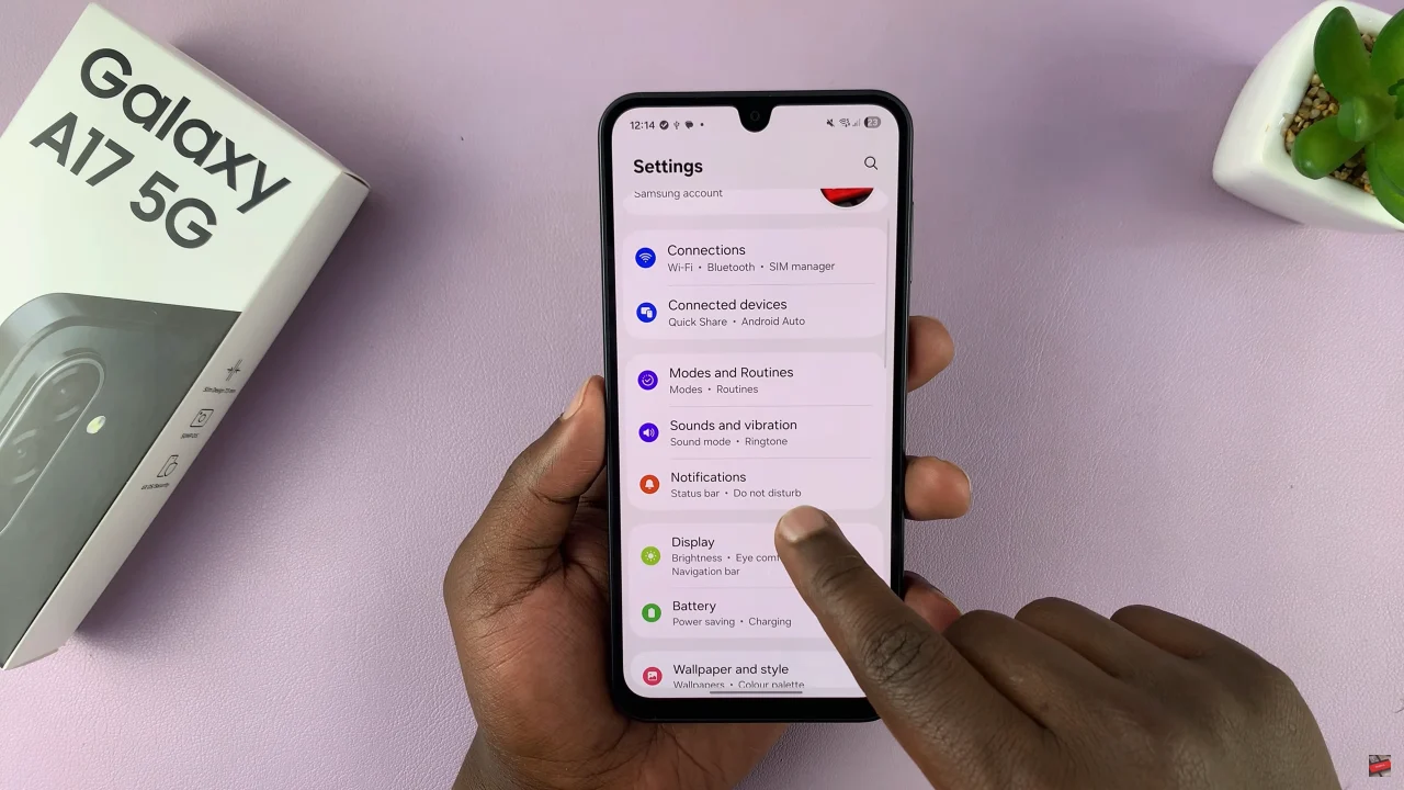 How To Hide Message Contents From Lock Screen On Galaxy A17 5G