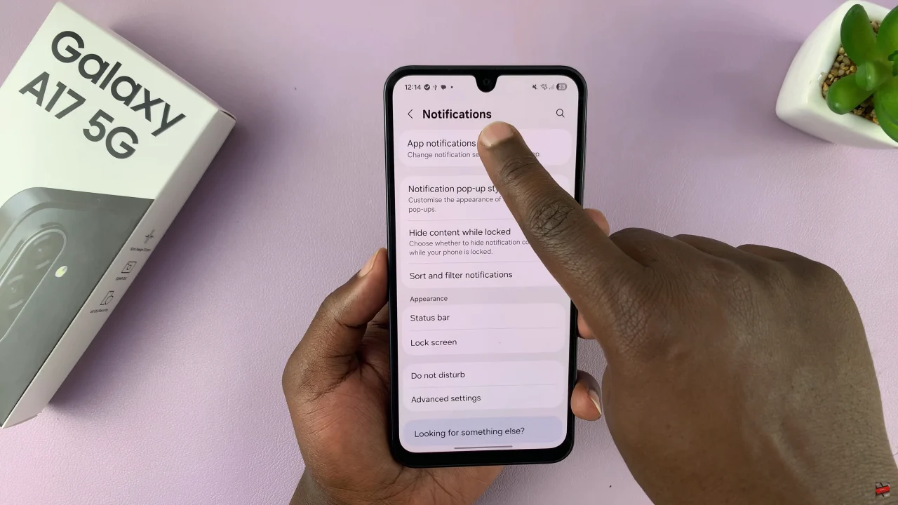 How To Hide Message Contents From Lock Screen On Galaxy A17 5G