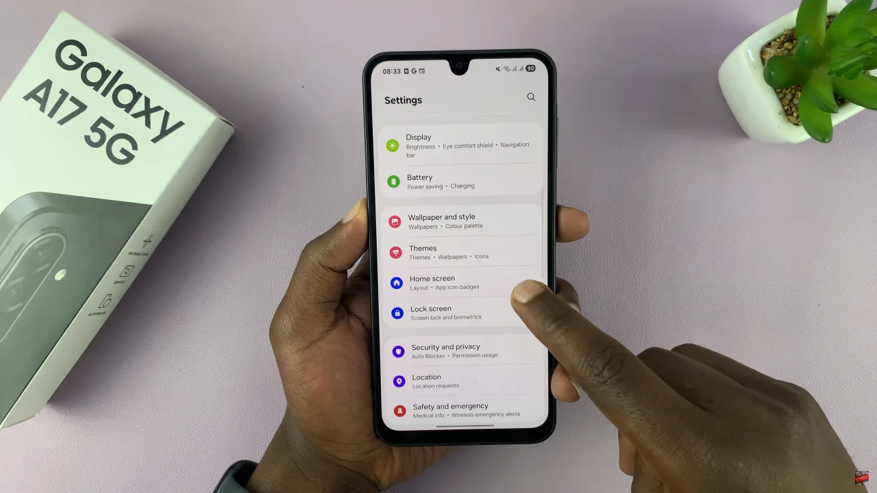 How To Lock Home Screen Layout On Samsung Galaxy A17 5G