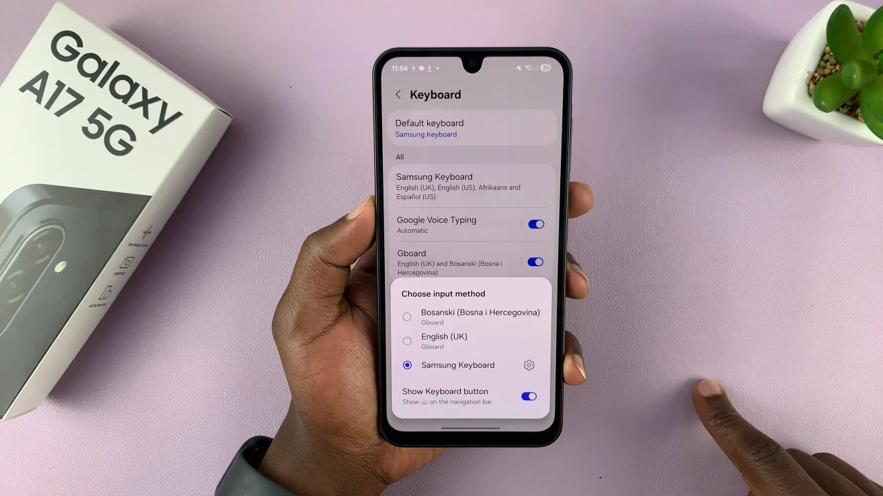 How To Make Gboard The Default Keyboard On Samsung Galaxy A17 5G