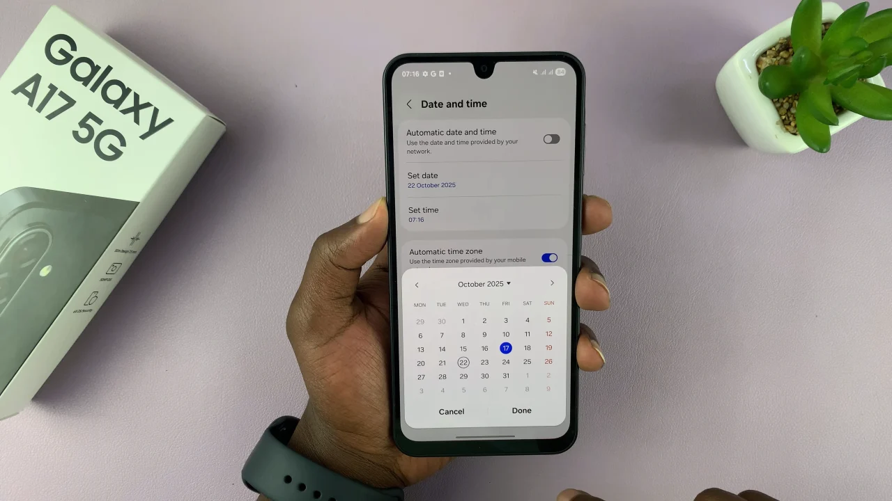 How To Manually Set Date On Samsung Galaxy A17 5G