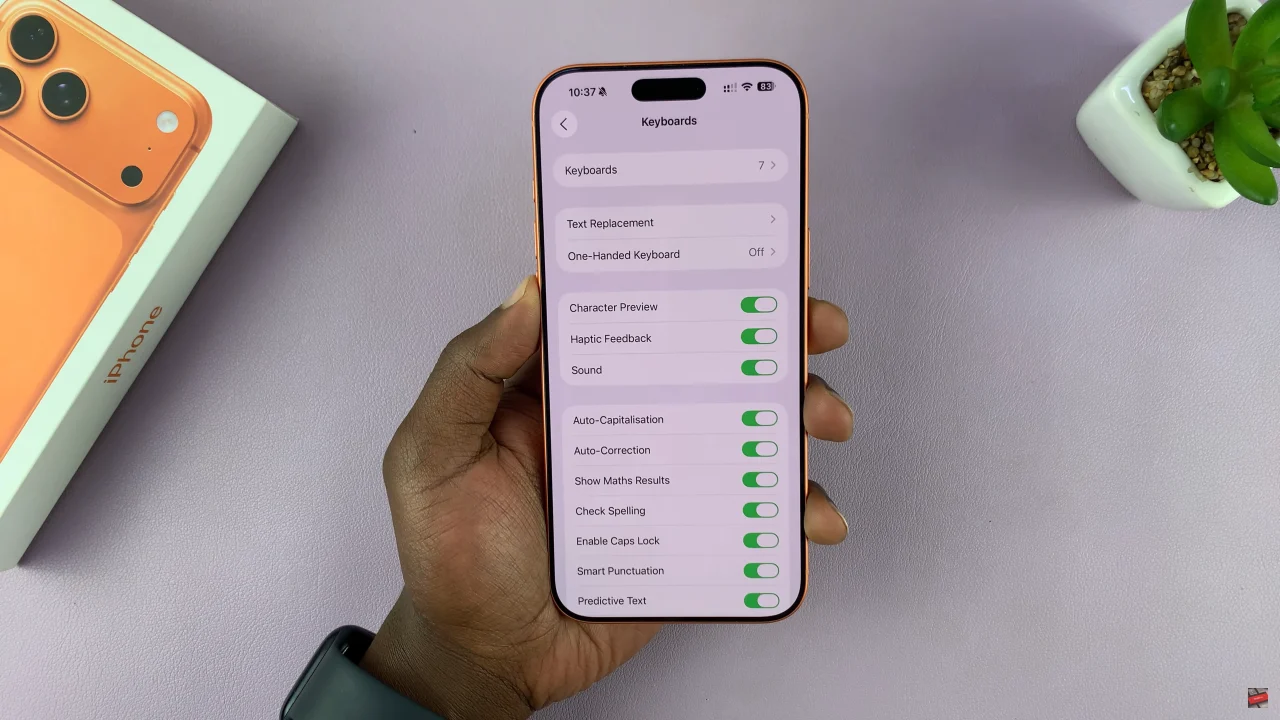 How To Open Keyboard Settings On iPhone 17