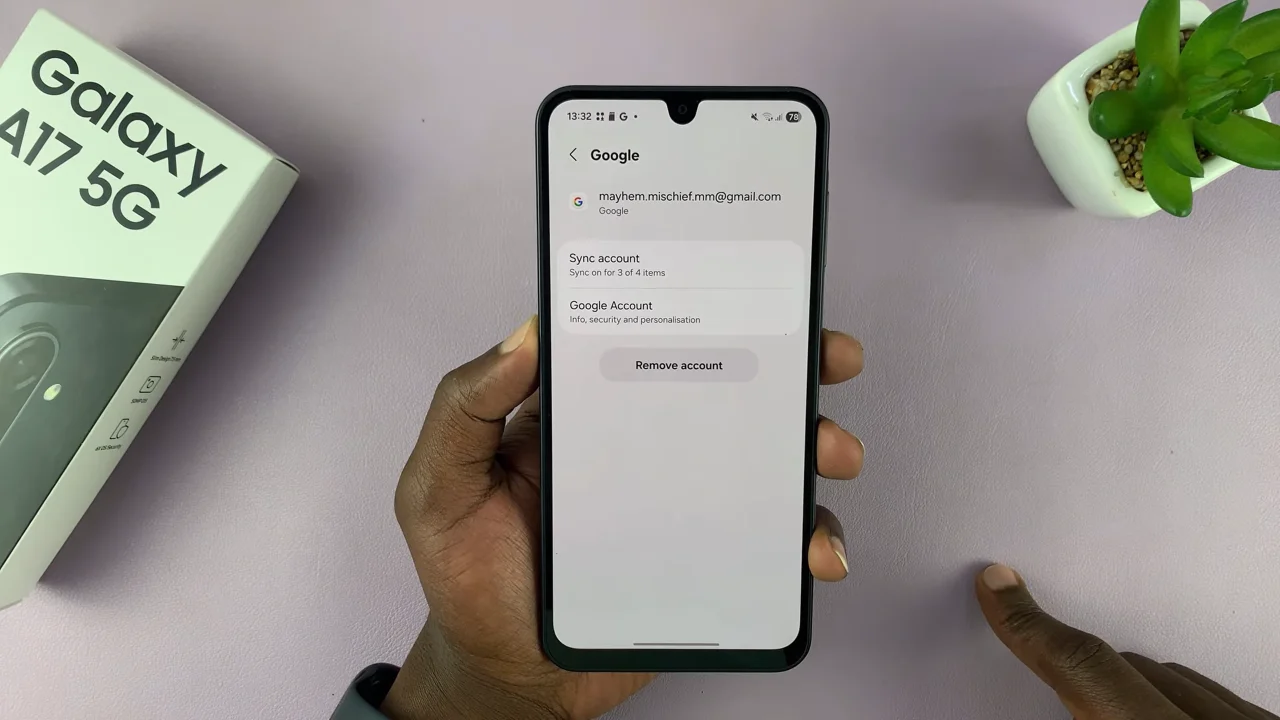 How To Remove Google Account From Samsung Galaxy A17 5G