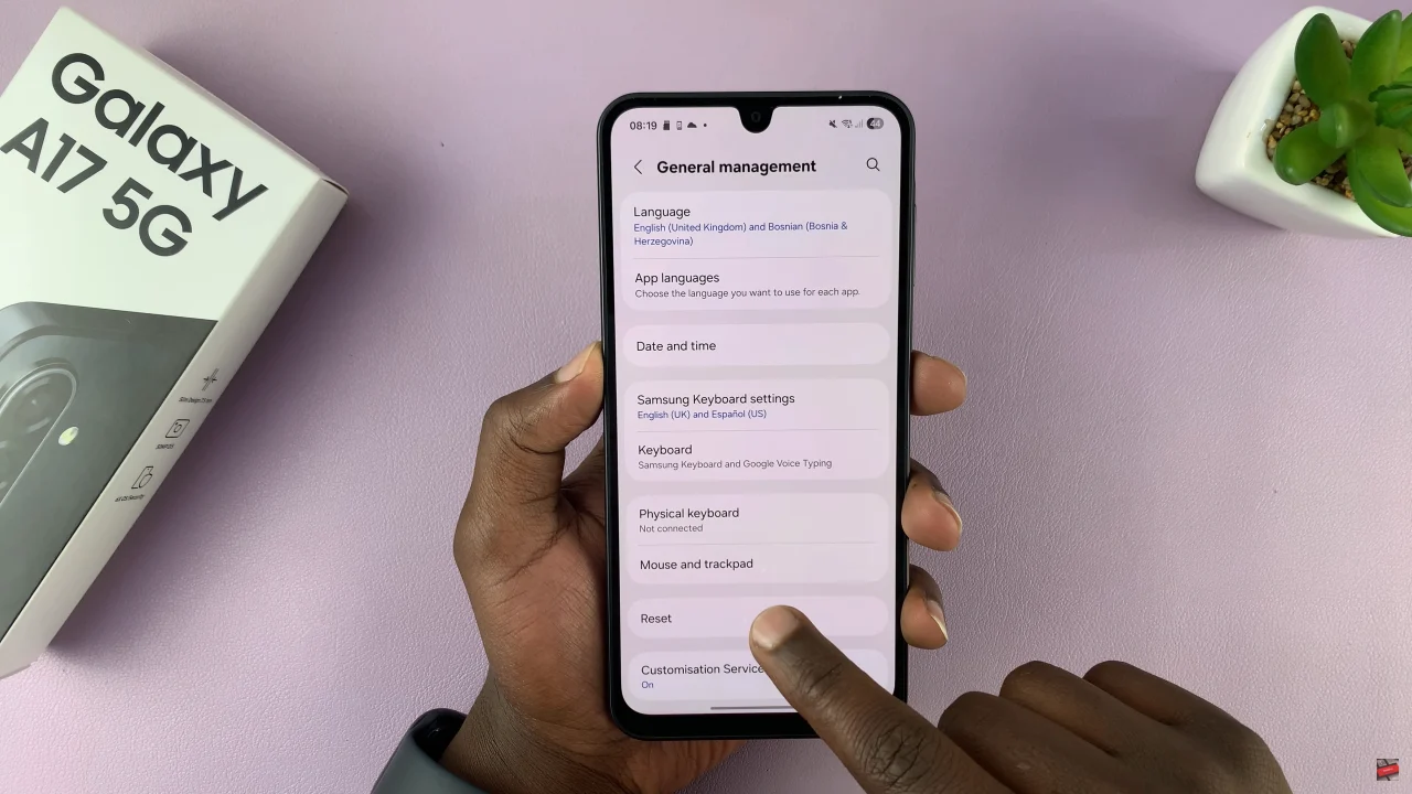 How To Reset Network Settings On Samsung Galaxy A17 5G