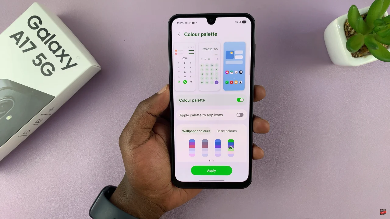 How To Restore Original Icon Colors On Samsung Galaxy A17 5G
