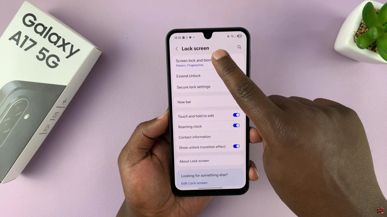 How To Temporarily Disable Fingerprint On Samsung Galaxy A17 5G