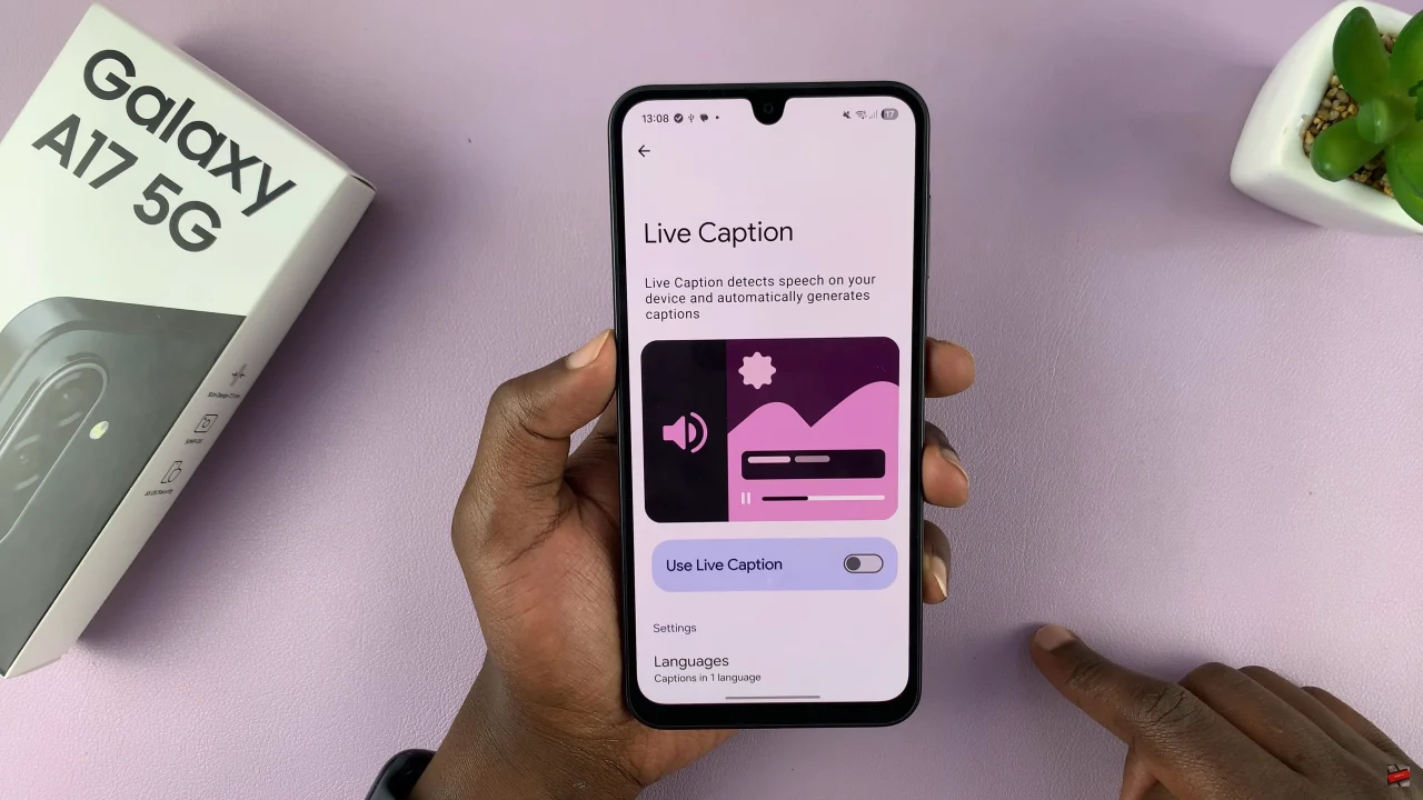 How To Turn ON Live Captions On Samsung Galaxy A17 5G