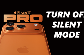 How To Turn OFF Silent Mode On iPhone 17 Pro How To Turn OFF Silent Mode On iPhone 17 Pro
