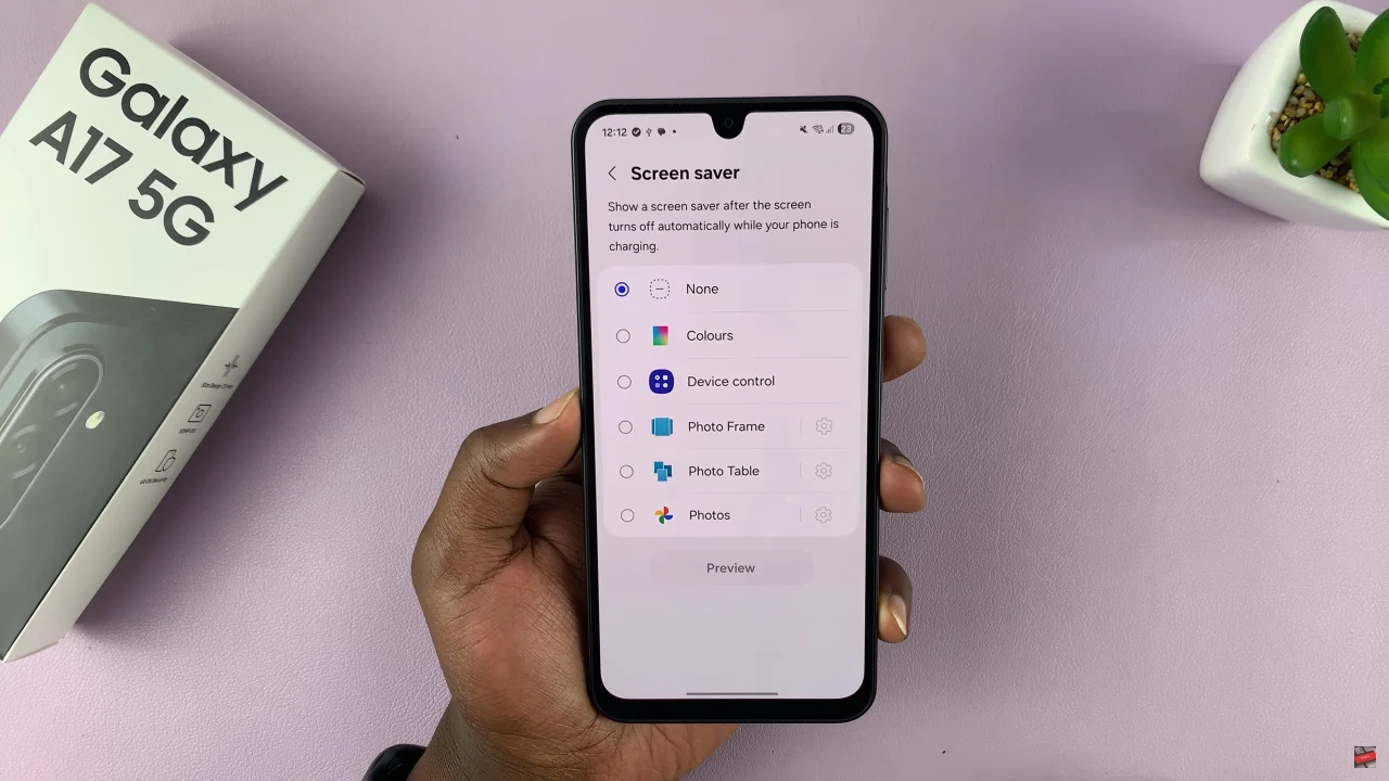 How To Turn Screen Saver ON On Samsung Galaxy A17 5G