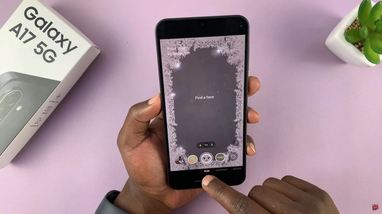 How To Use Snapchat Filters In Camera App On Samsung Galaxy A17 5G