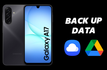 How To Back Up Samsung Galaxy A17 5G