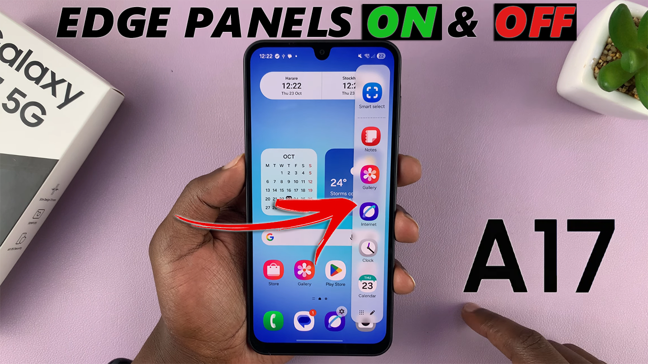 How To Enable & Disable Edge Panels On Galaxy A17 5G