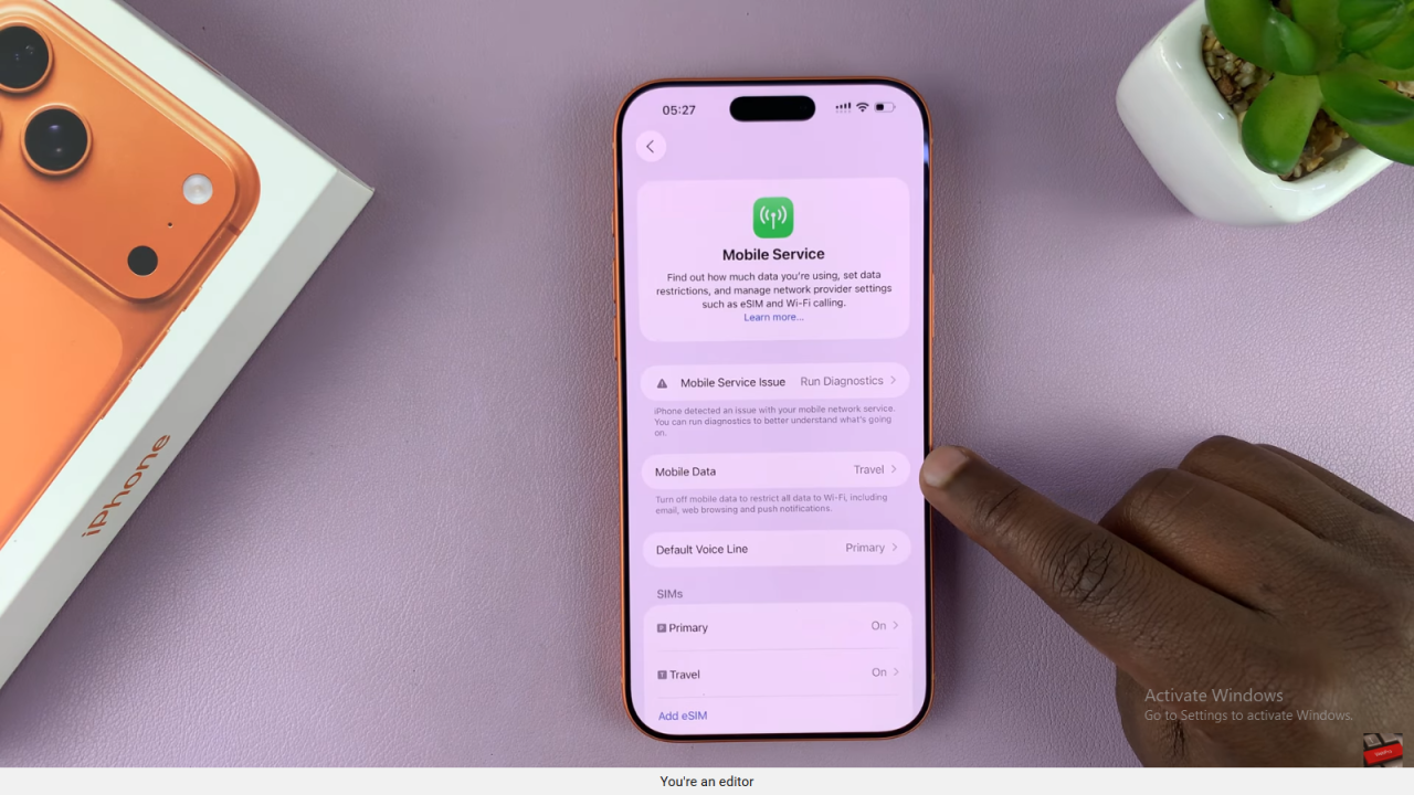 Manage Dual SIM Set Up On iPhone 17