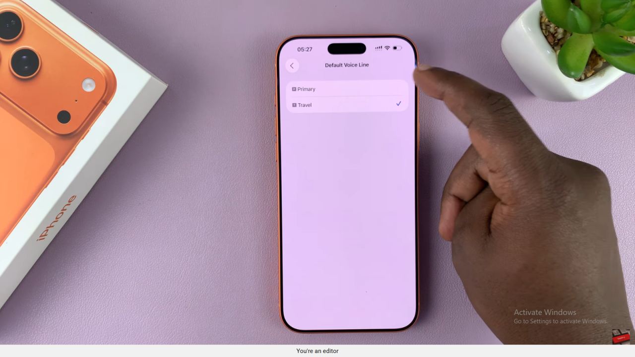 Manage Dual SIM Set Up On iPhone 17