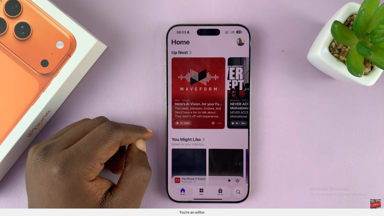 Adjust Podcast Playback Speed On iPhone 17 / 17 Pro