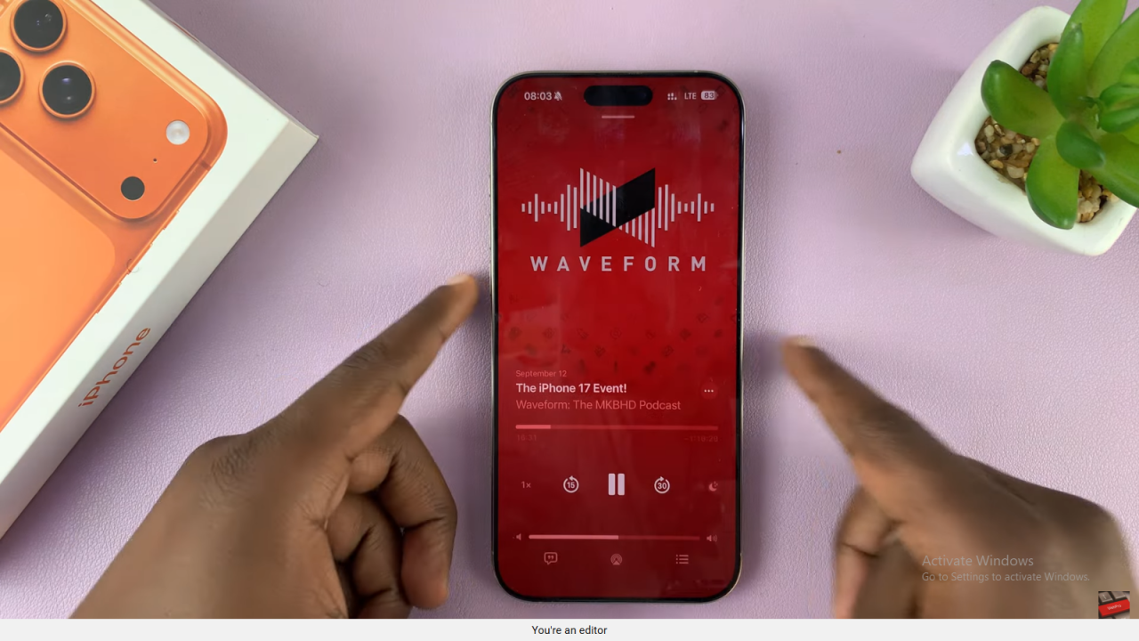 Adjust Podcast Playback Speed On iPhone 17 / 17 Pro