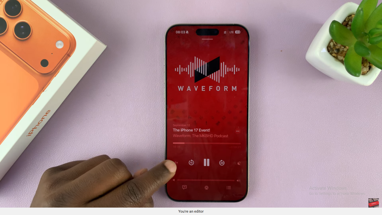 Adjust Podcast Playback Speed On iPhone 17 / 17 Pro