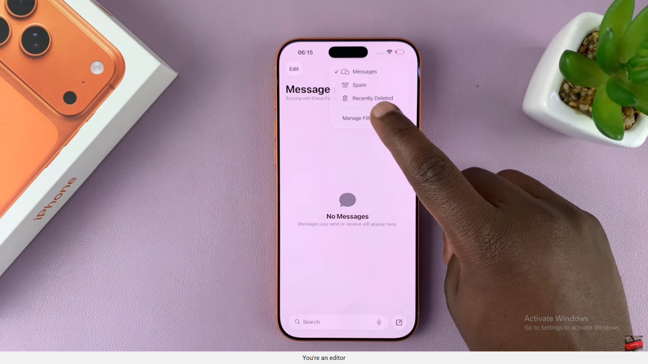 Enable 'Screen Unknown Senders' In Messages App On iPhone 17 / 17 Pro