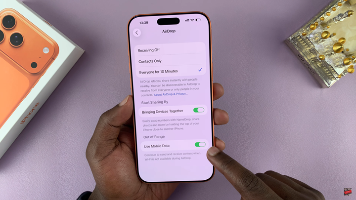 How To AirDrop Without Wi Fi On iPhone 17 / 17 Pro