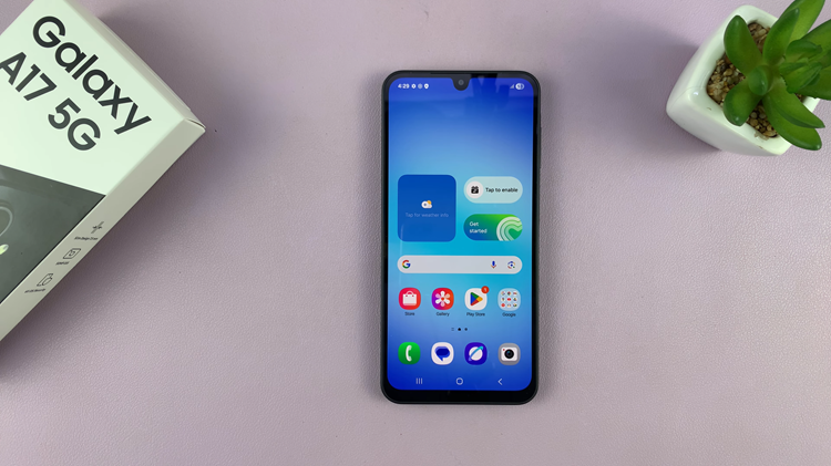 Samsung Galaxy A17 Set Up