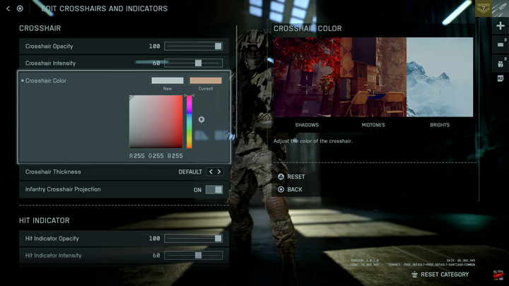 Change Crosshair Color In Battlefield 6