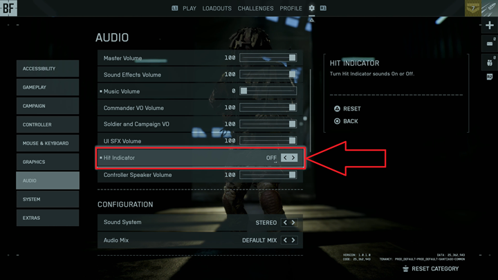 Disable Hit Indicator Sounds In Battlefield 6