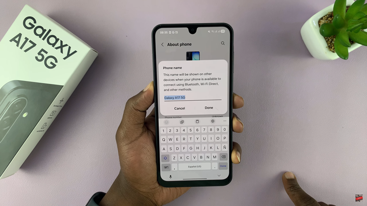 Rename Samsung Galaxy A17 5G
