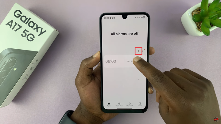 Set an Alarm On Samsung Galaxy A17 5G